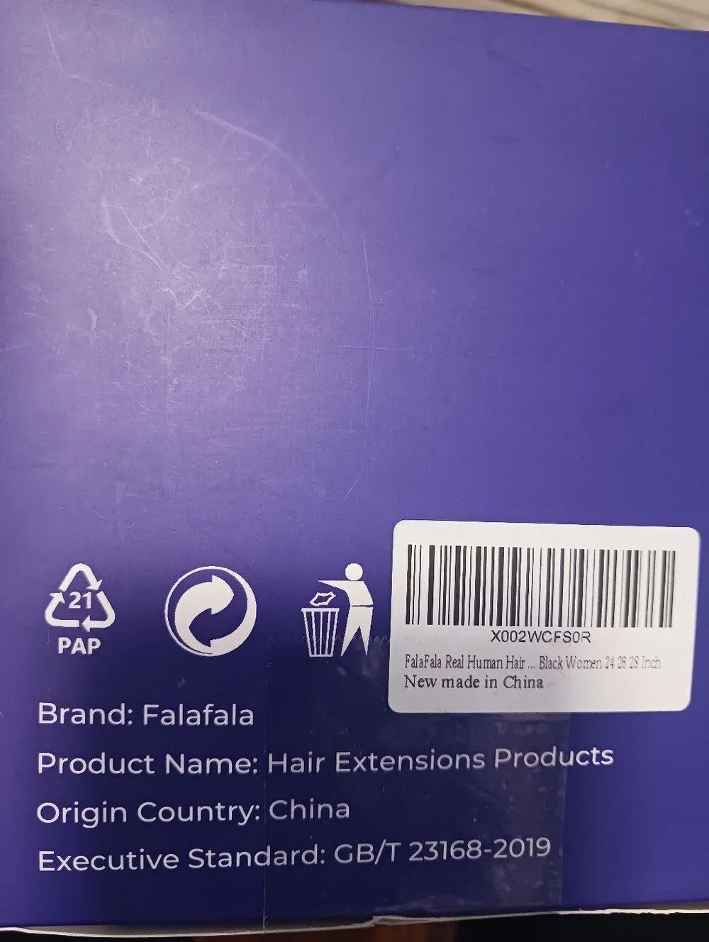 FalaFala Real Human Hair Dark Brown- Black Extensions - 24